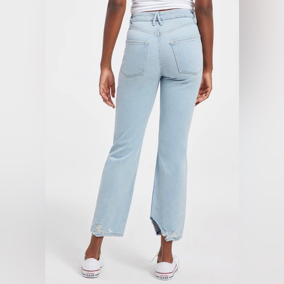 [SOLD] GOOD BOY STRAIGHT CROPPED JEANS - Picture 3 of 3